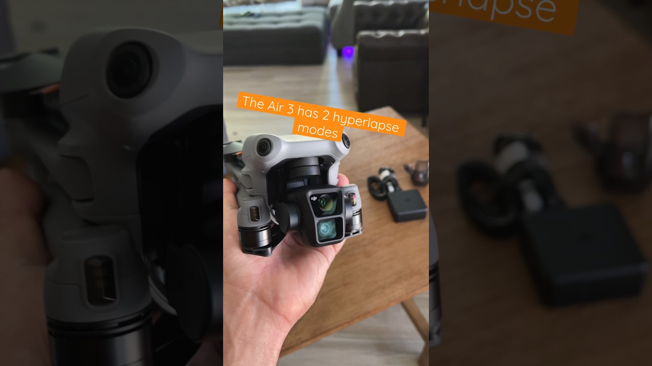 Two hyperlapse modes on DJI Air 3 