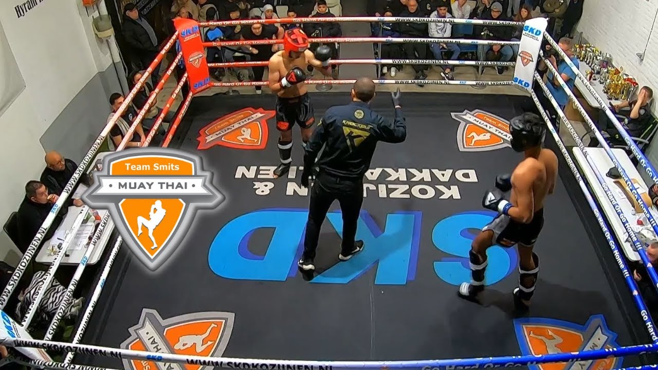 Abdelalim Haddouchi vs Jayden Kooijman, Junior Kickboxing at Team Smits. Full Fight.