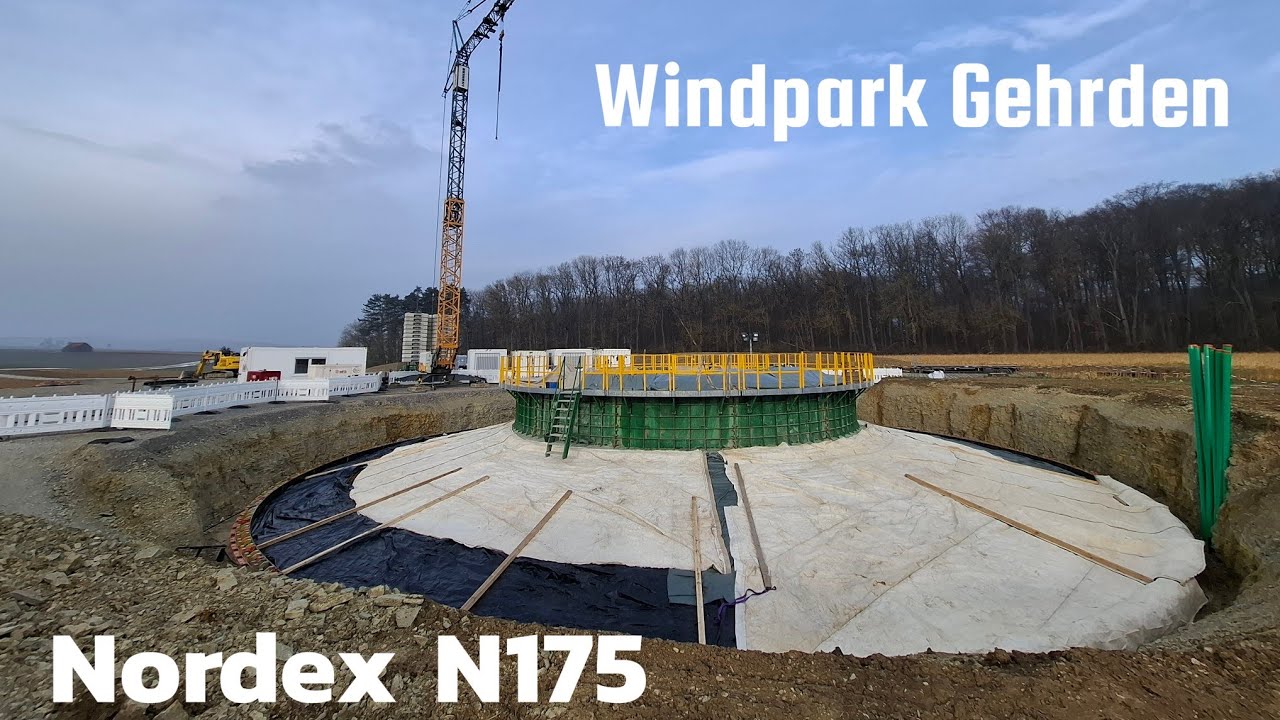 Windpark Gehrden | Nordex N175/6.X im Bau!