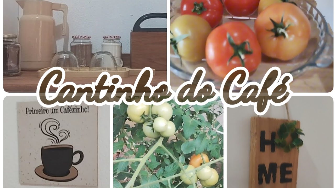 Decorando Cantinho do Café muito Simples. Utilizando o que tem em casa. Cantinho do Café Farmhouse 