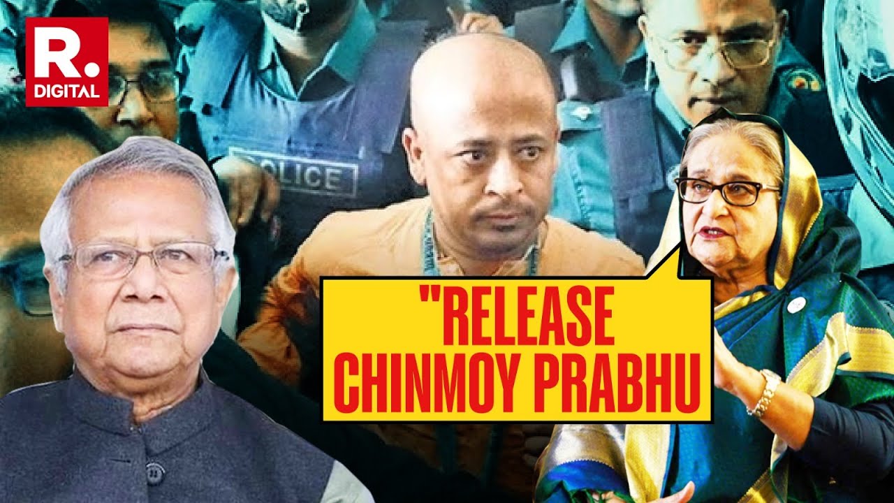 BIG BREAKING: Sheikh Hasina Calls For Chinmoy Prabhu's Immediate Release