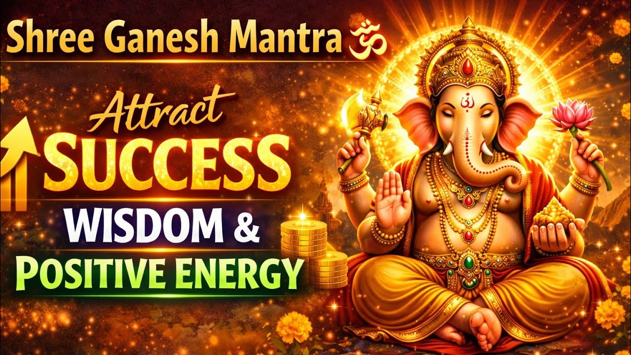 Powerful Ganesh Mantra for Success & Good Luck 🙏 Remove All Obstacles