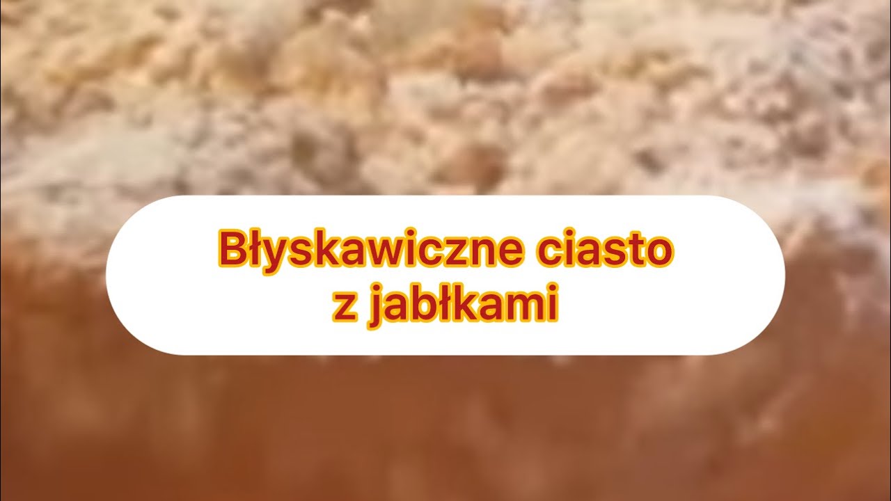 Błyskawiczne ciasto z jabłkami i cynamonową kruszonką