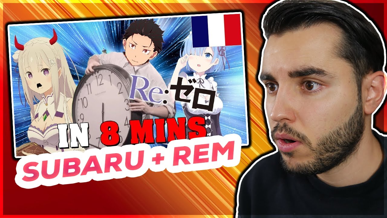 Je RÉAGIS à RE:ZERO en 8 MINUTES de RE: TAKE