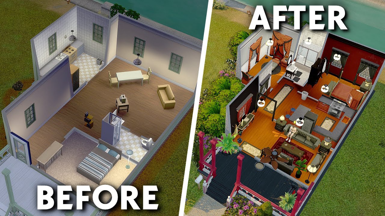 Преображение уродливого стартового дома EA в The Sims 4
