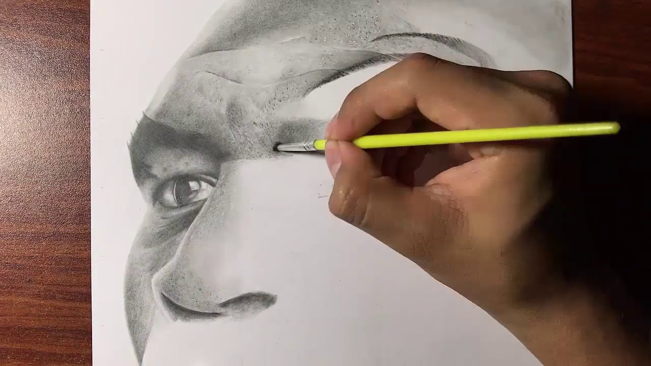 Dibujo de MIKE TYSON Parte 1 - Dibujando a MIKE TYSON Part 1