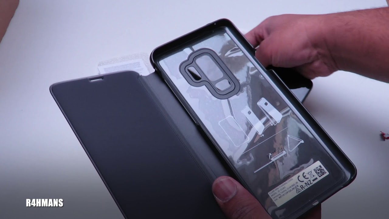 Clear View Stand Cover Samsung Galaxy S9 Plus Unboxing