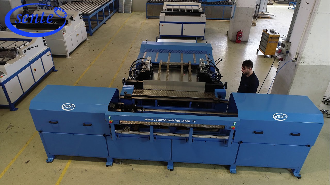 Sente Makina' - ''Auto Duct Forming Machine With Cassette '' / Kasetli Kare Kanal Makinası