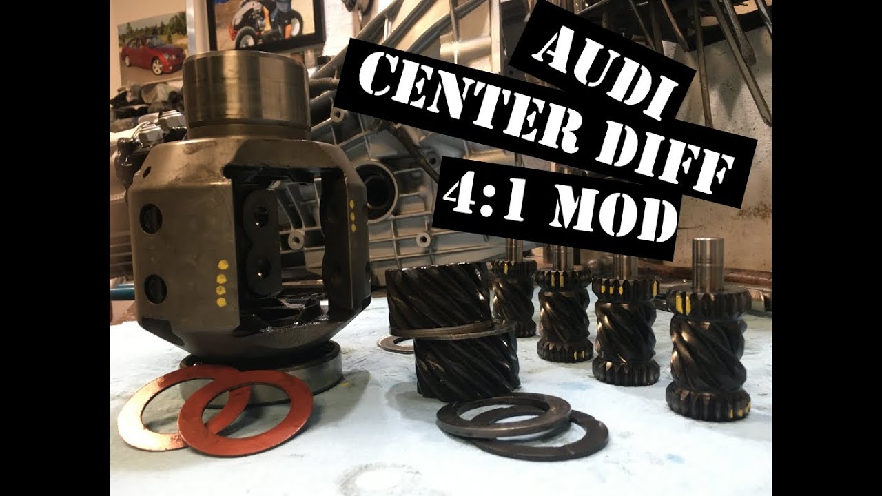 Центральный дифференциал Audi DIY 4:1 Mod 01E S4 A4 B6 B7