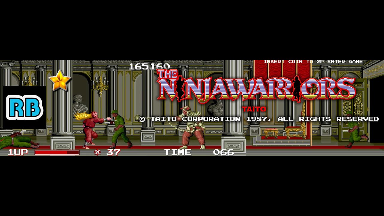 1987 [60fps] The Ninja Warriors 170260pts ALL