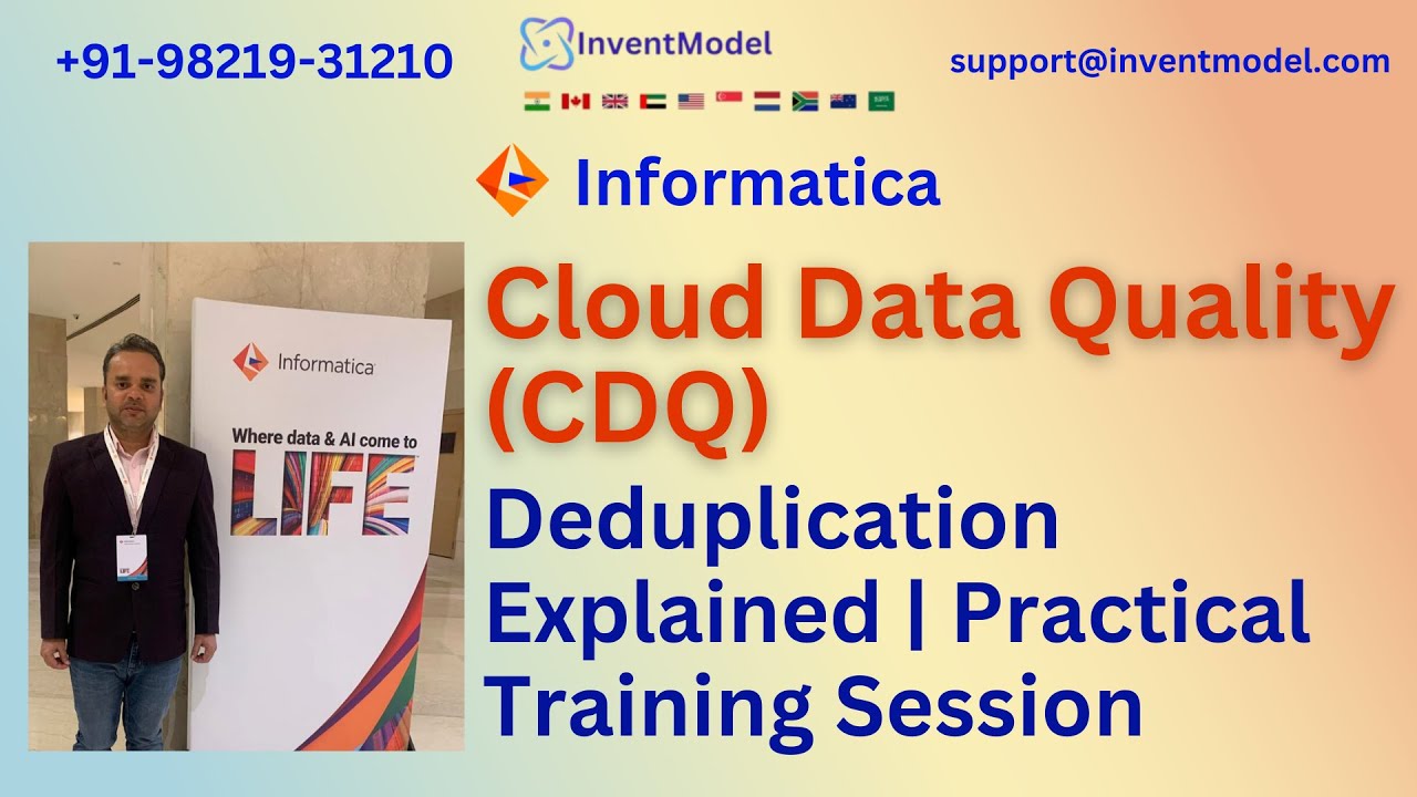 Informatica CDQ Deduplication Explained | Practical Training Session