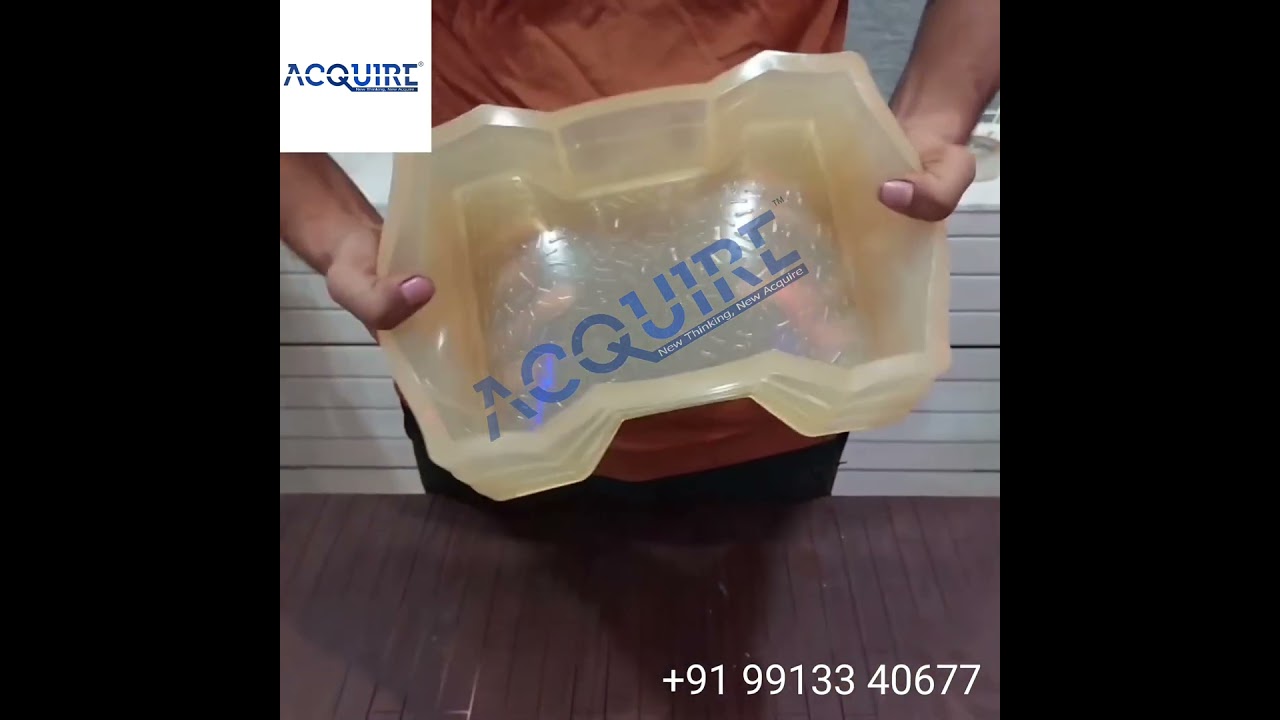 Durable I-Shape PVC Rubber Paver Moulds | Precise & High-Quality Pavers &ndash; Acquire Industries