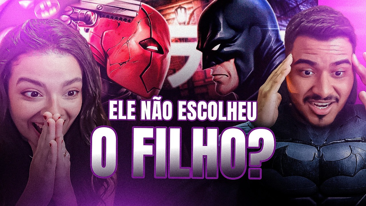 CASAL REAGE:♪ Batman e Capuz Vermelho | Pai e Filho | AniRap e Okabe