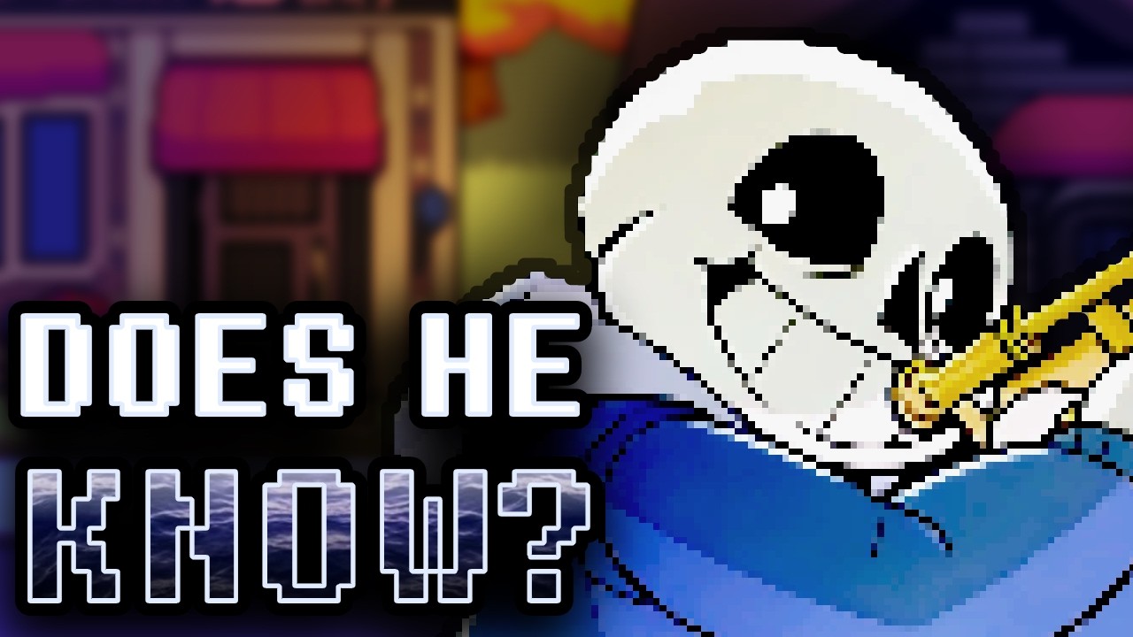The Mystery of Sans DELTARUNE (Analysis/Theory)