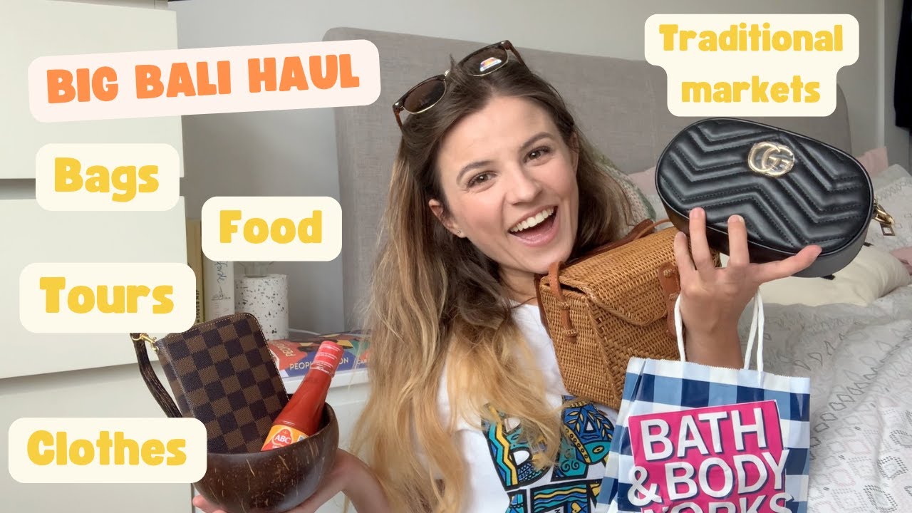 BIG BALI HAUL - bags, clothes, food, tours, transport, Ubud traditional Market and MORE!