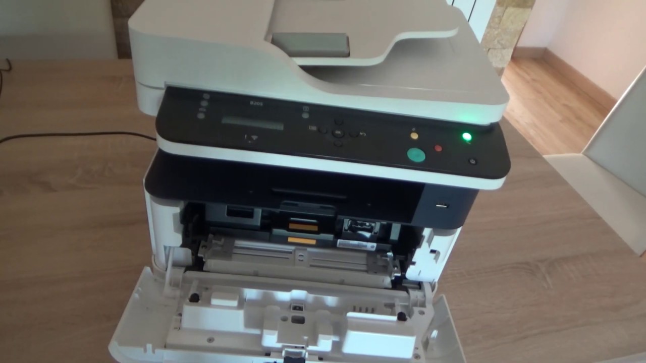 Xerox B205 Wait Image - Download Mode Prepar for reset
