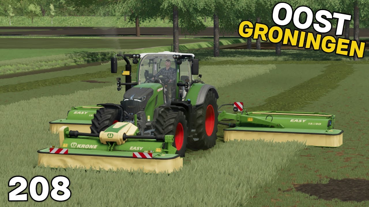 Grasbalen Maken & Een Nieuwe Zaaimachine en Planter Kopen | Oost-Groningen #208 | FS22