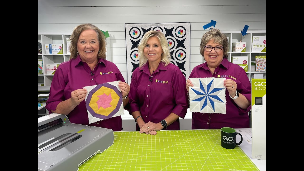 AccuQuilt Launch Party: Road to Fortune and Star of the East Quilt Blocks