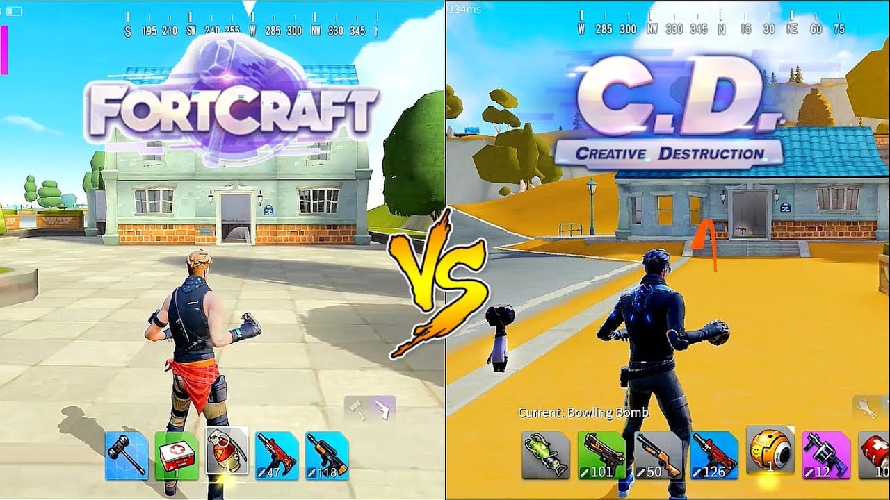 FORTCRAFT VS CREATIVE DESTRUCTION Comparison - Which is best for mobile?