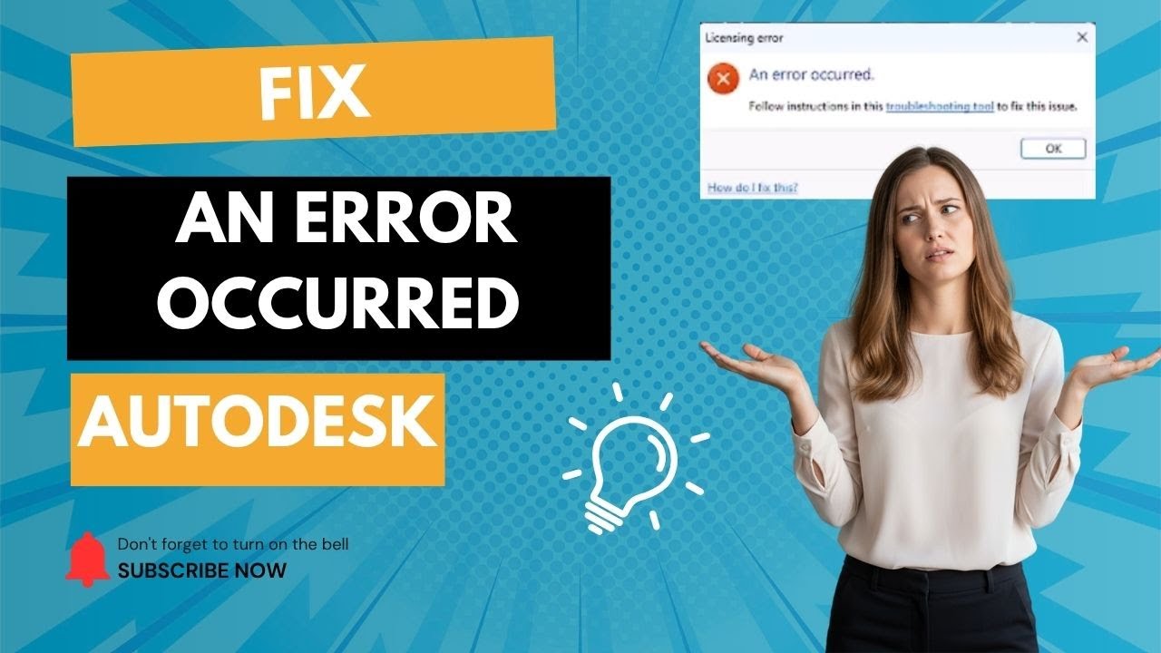 Fix An error occurred while preparing for installation Autodesk 