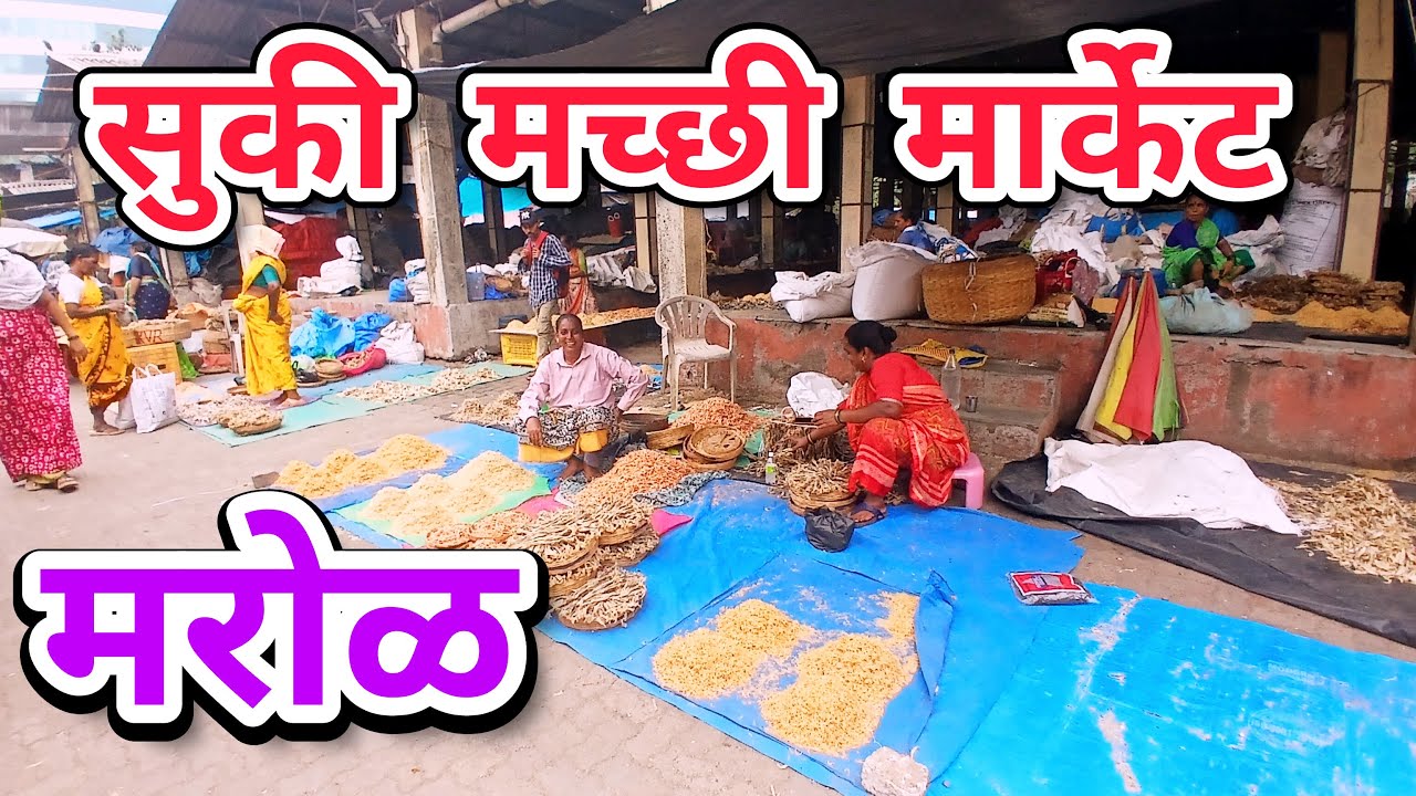 Mumbai Marol Dry Fish Market | मुंबई मरोळ सुकी मच्छी मार्केट | दर शनिवारी