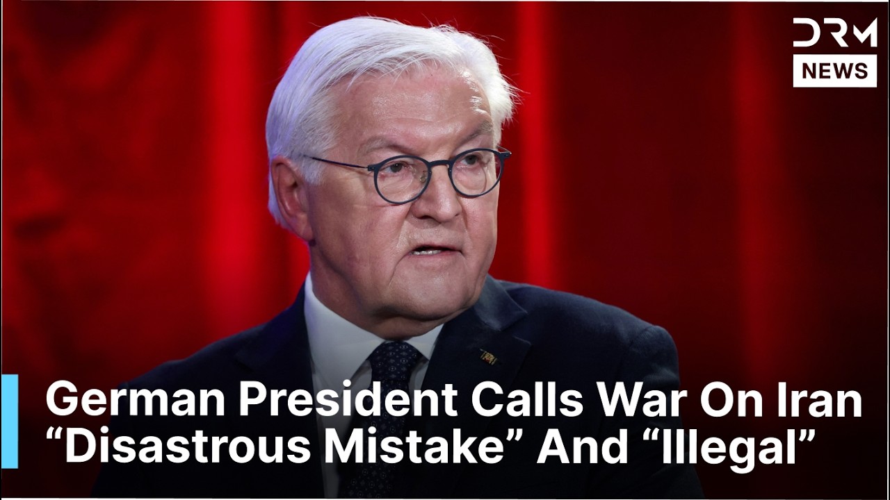 German President Steinmeier Slams Iran War As Breach Of Law | DRM News | AC1F