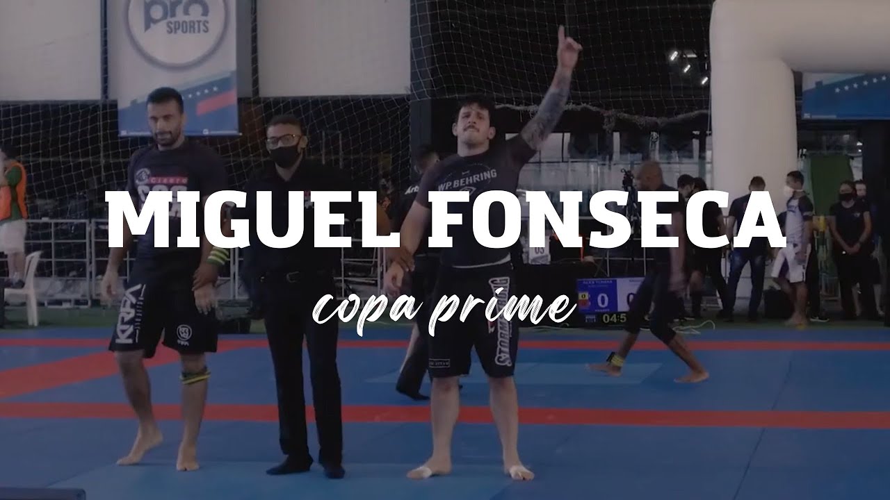 Luta Faixa Preta - Professor Miguel Fonseca Copa Prime de jiu jitsu