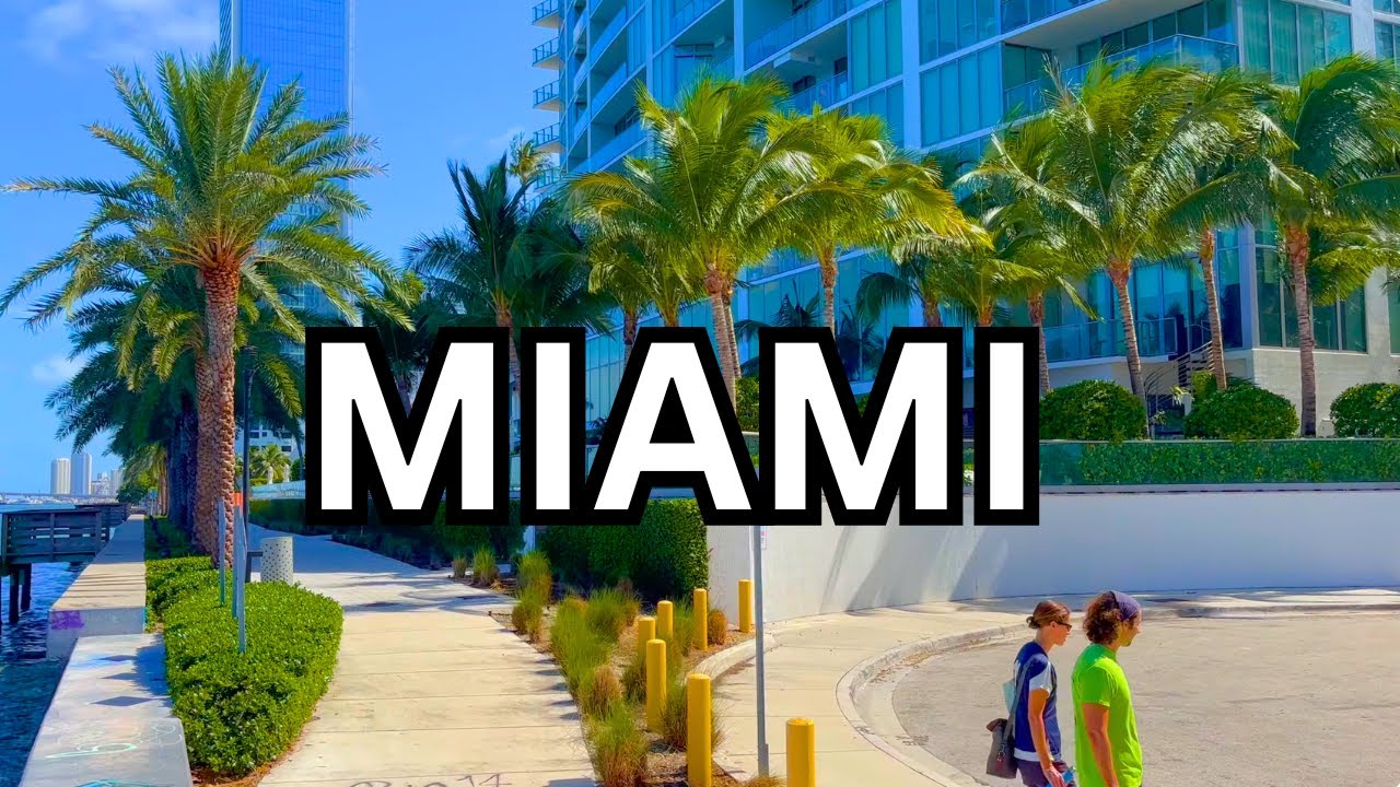 4K | MIAMI WALKING TOUR - Edgewater | FULL TOUR