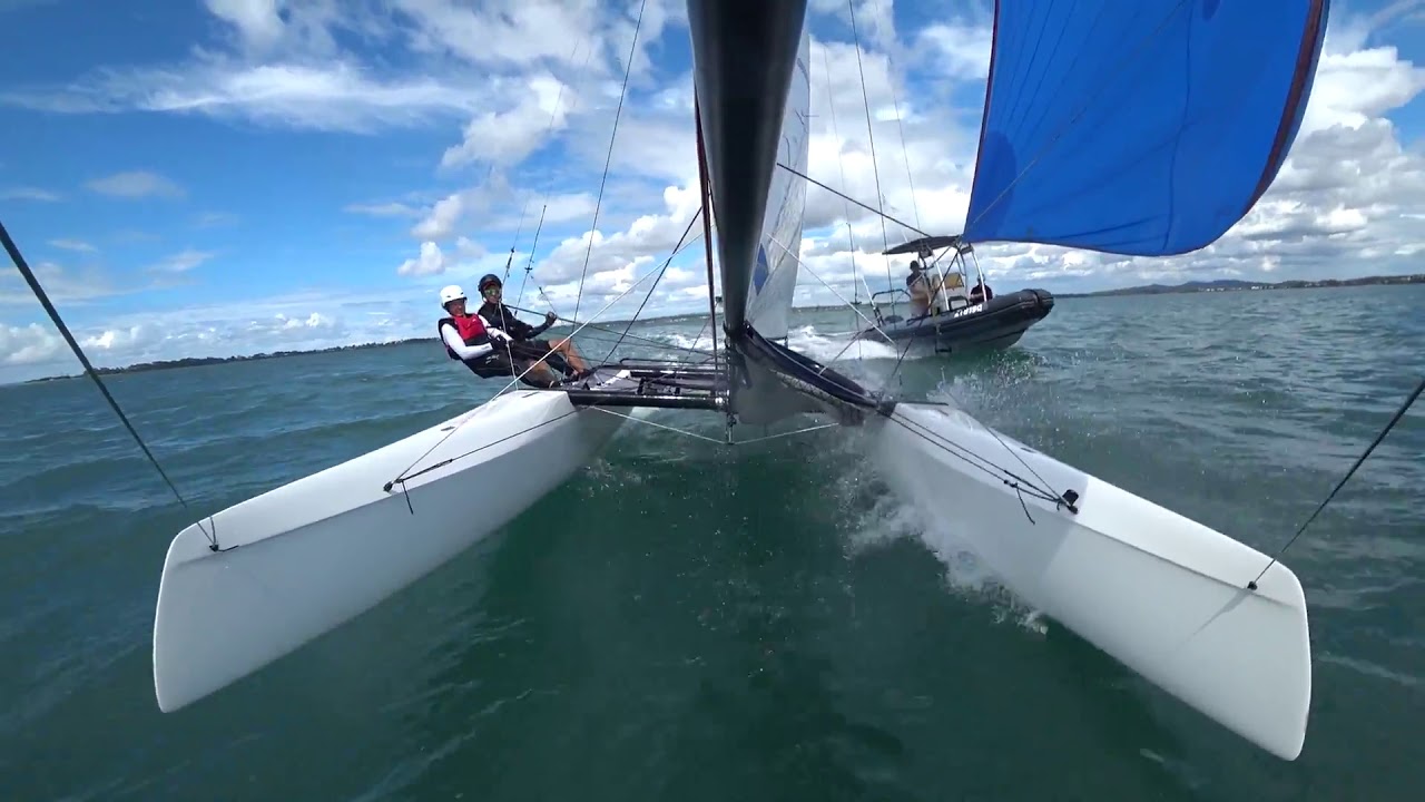 Nacra 17 Semi Foiling