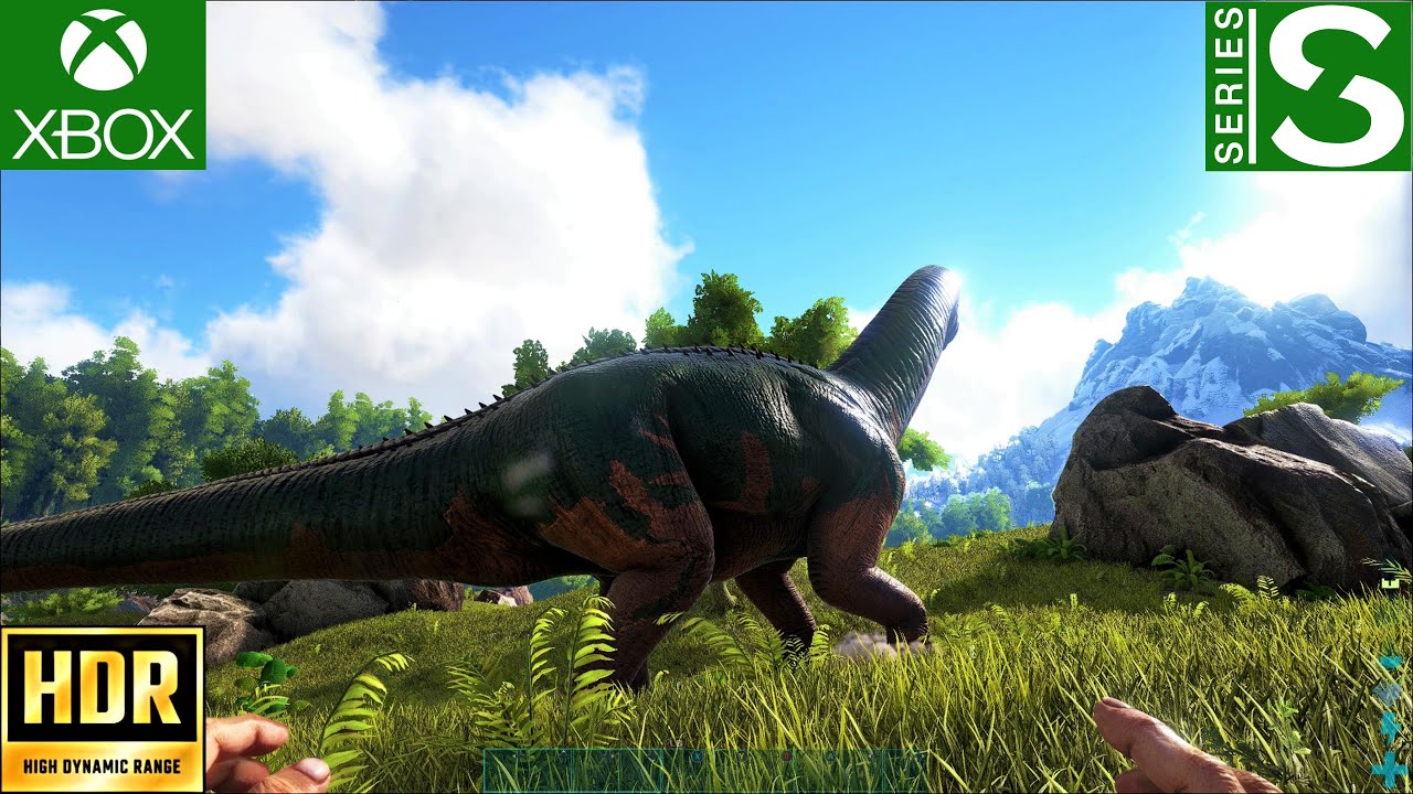 ARK: Survival Evolved - Xbox Series S Gameplay HDR