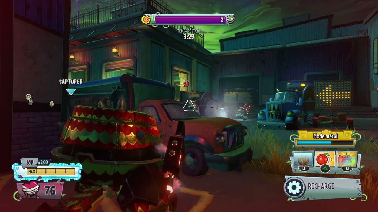 PVZ GW2 Iron Citron (Turf Takeover, Zombopolis, No commentary)