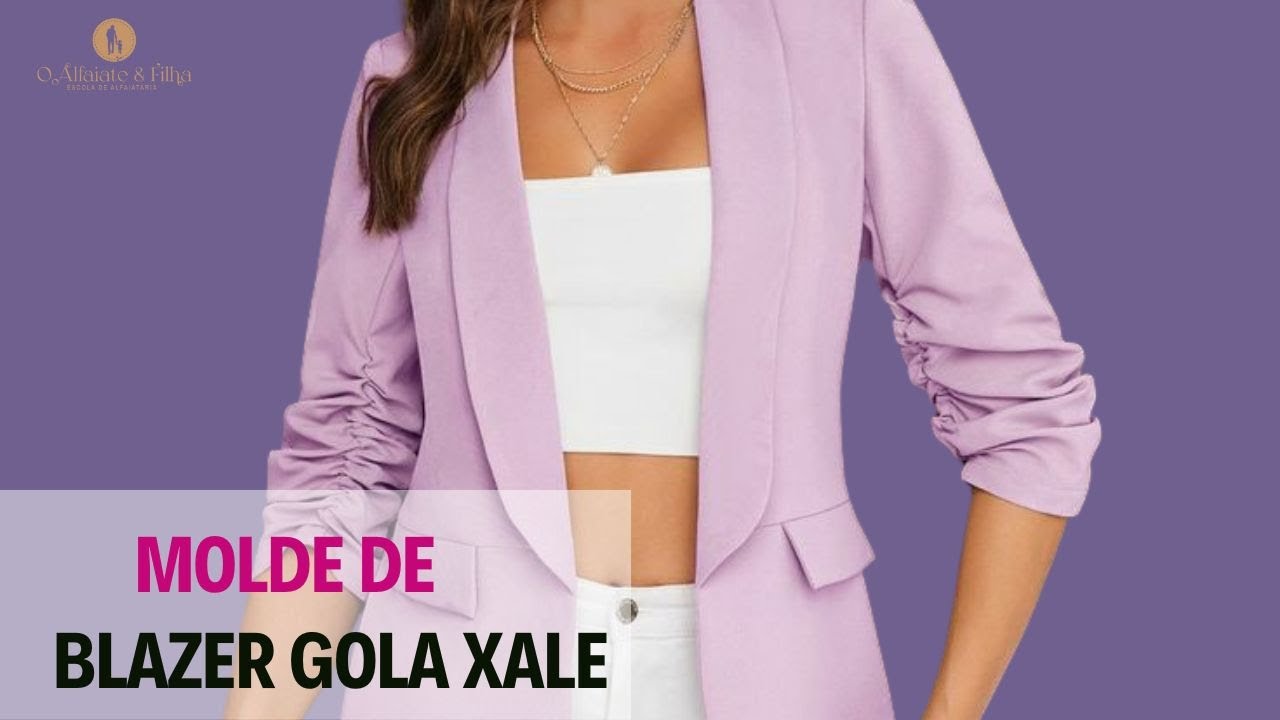 Interpretação do Blazer Gola Xale