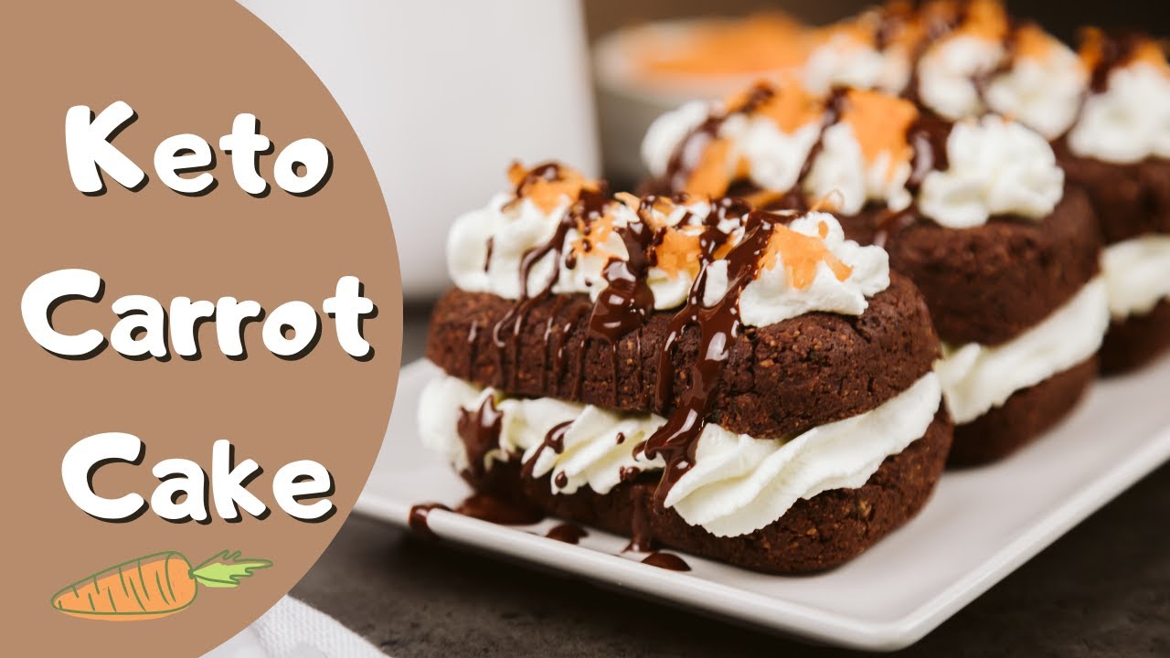 Keto Carrot Cake de chocolate (2 carbs)