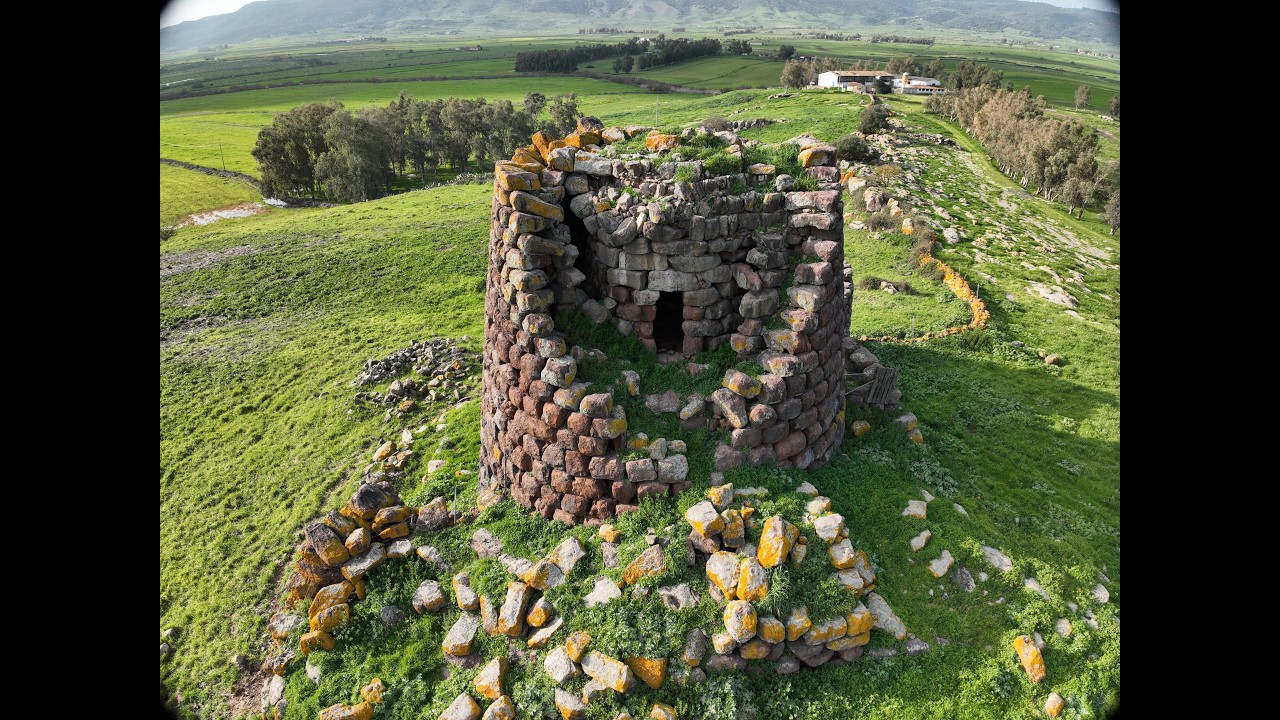 2 minuti in volo sul Nuraghe Burghìdu, Ozieri