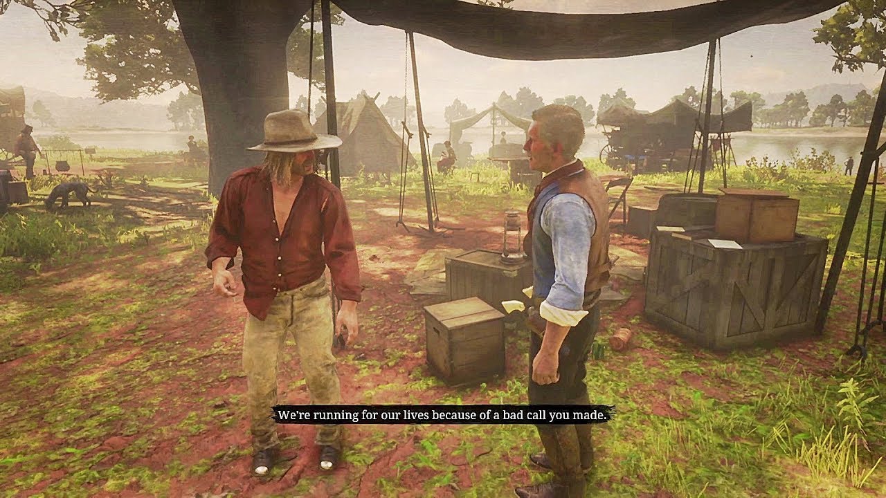 Hosea Questions Micah on what happened in Blackwater / Hidden Dialogue / Red Dead Redemption 2