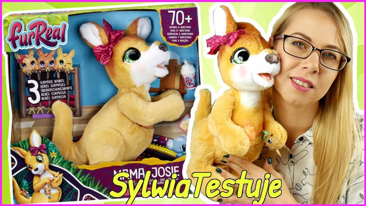 FUR REAL FRIENDS 🦘 INTERAKTYWNY KANGUR MAMA JOSIE 🦘 OPIEKUNKA MAŁYCH KANGORK&Oacute;W