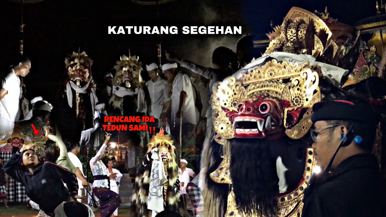 Sesolahan Calonarang Ida Bhatara Lingsir Banjar Adat Gancan