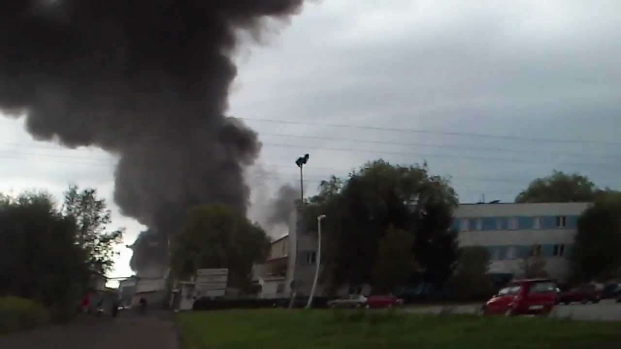 Nowy Styl Pożar hali 13.08.2012