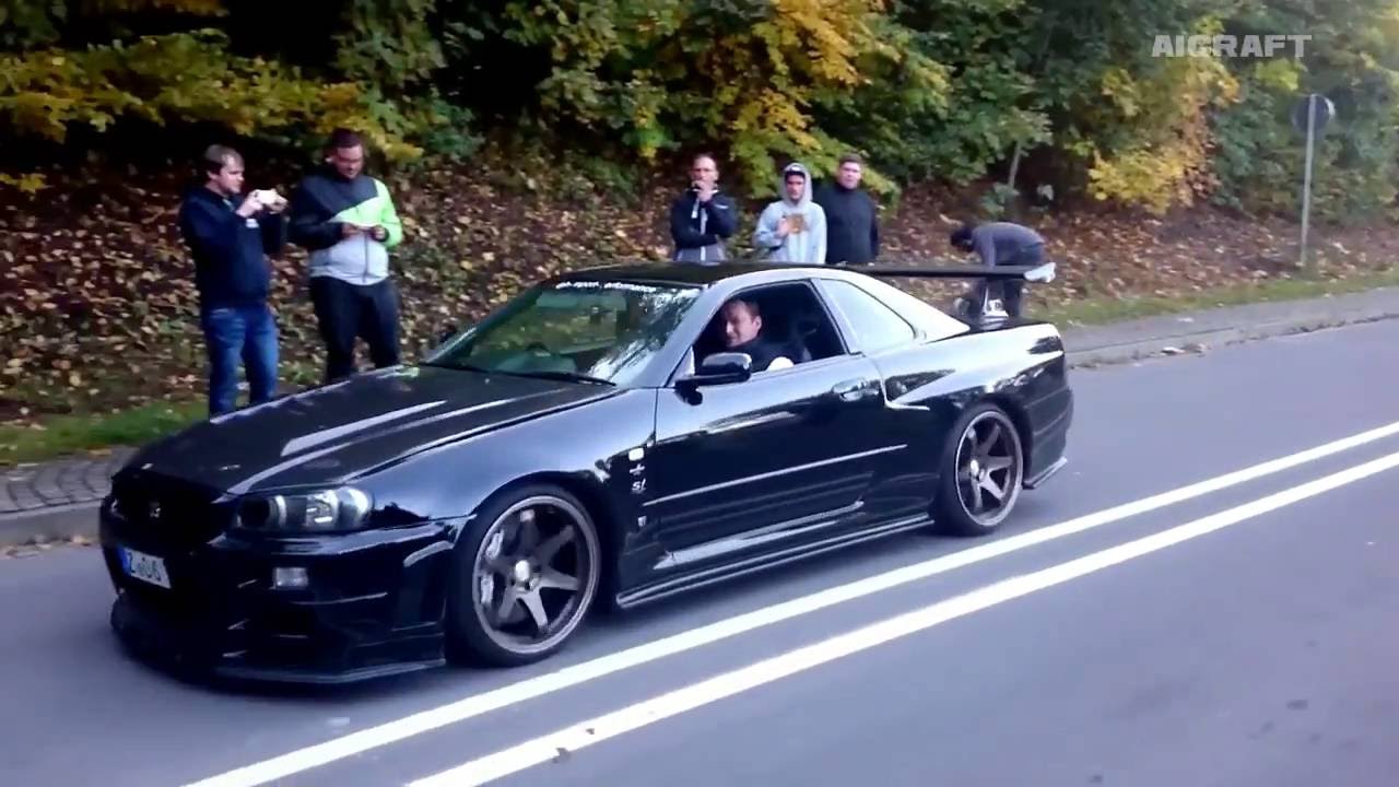 Nissan Skyline GT-R all models.  Sound Compilation ( PGC-10, KPGC-10, C110, R32, R33, R34)