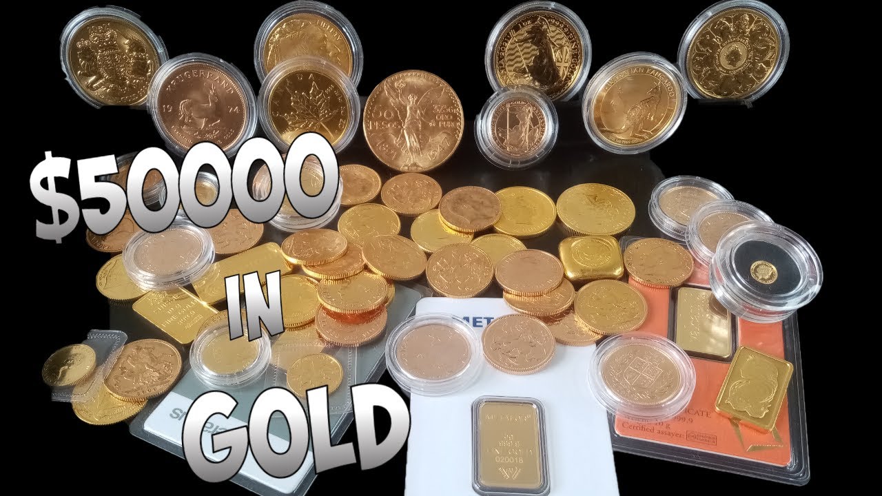 $50000 Gold Stack Revealed - 26 oz