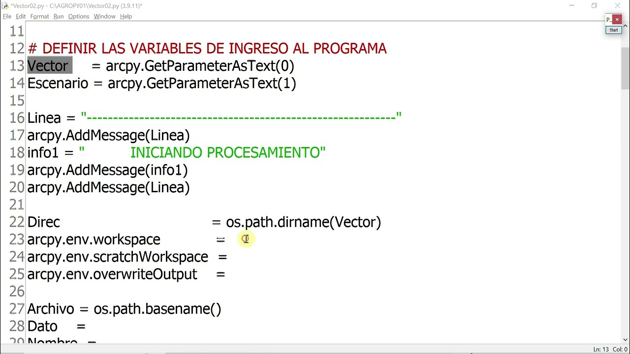 Chapter 02 - Basic Python Programming Course in ArcGIS Pro - ARCPY