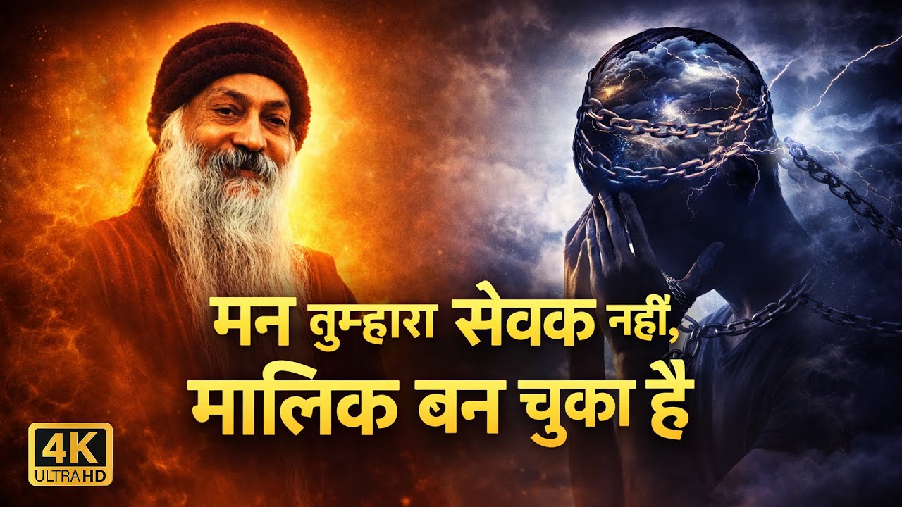 तुम्हारा मन तुम्हें चला रहा है… सच जानो | #osho wisdom