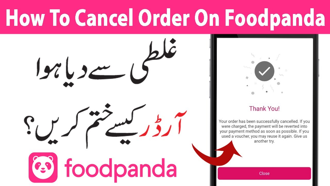 How To Cancel Order On Foodpanda App | Foodpanda Order Cancel kaise kare