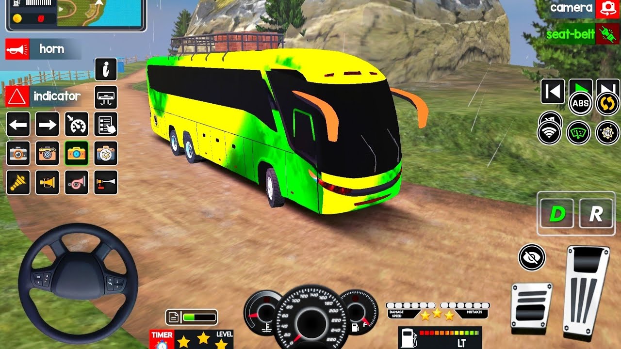 Real Bus Games 2026 - Public Transport Bus Realistic Offroad Driving - Bus Game Android GamePlay