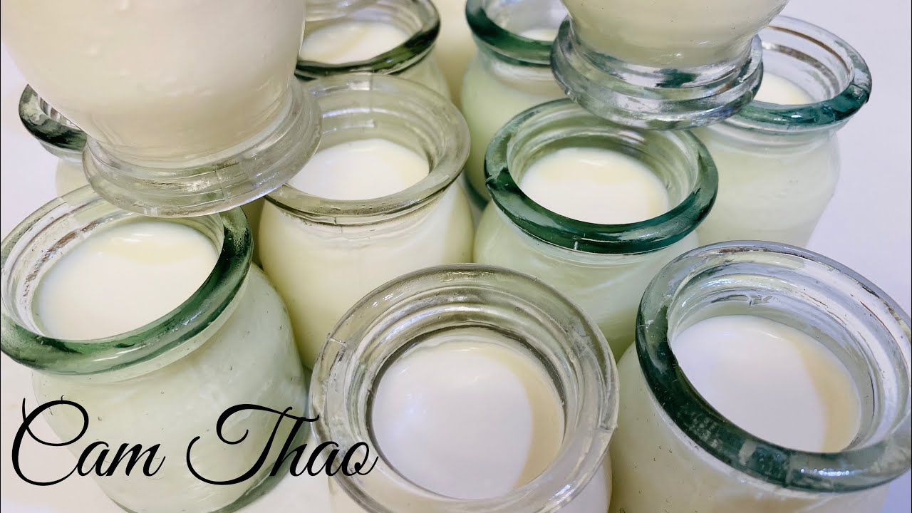 Yogourt Việt Nam!  Làm Cách Này Sẽ Ngon, Mịn và Láng - Thành công 100% #CamThao