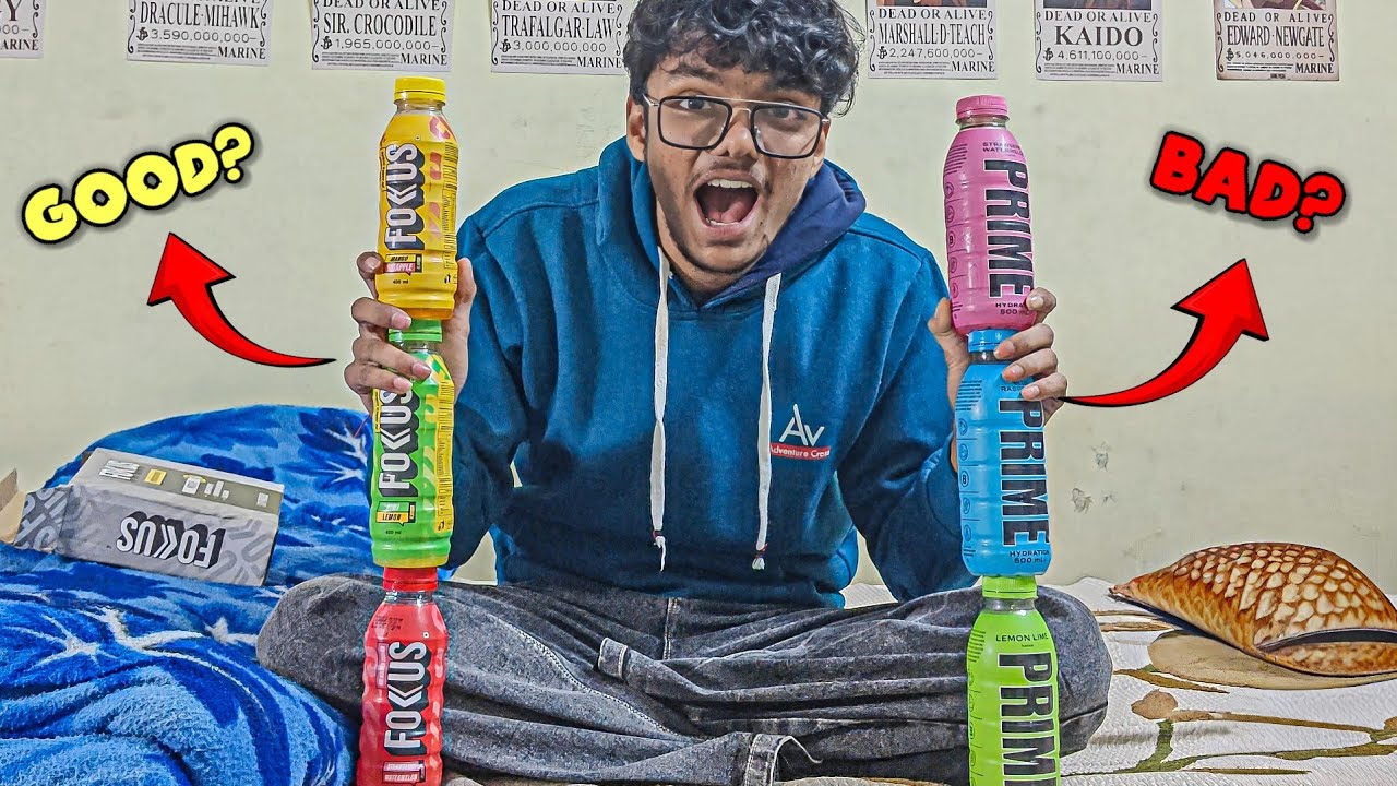 PRIME VS FOKUS ( Review Of Both Hydration Drinks )