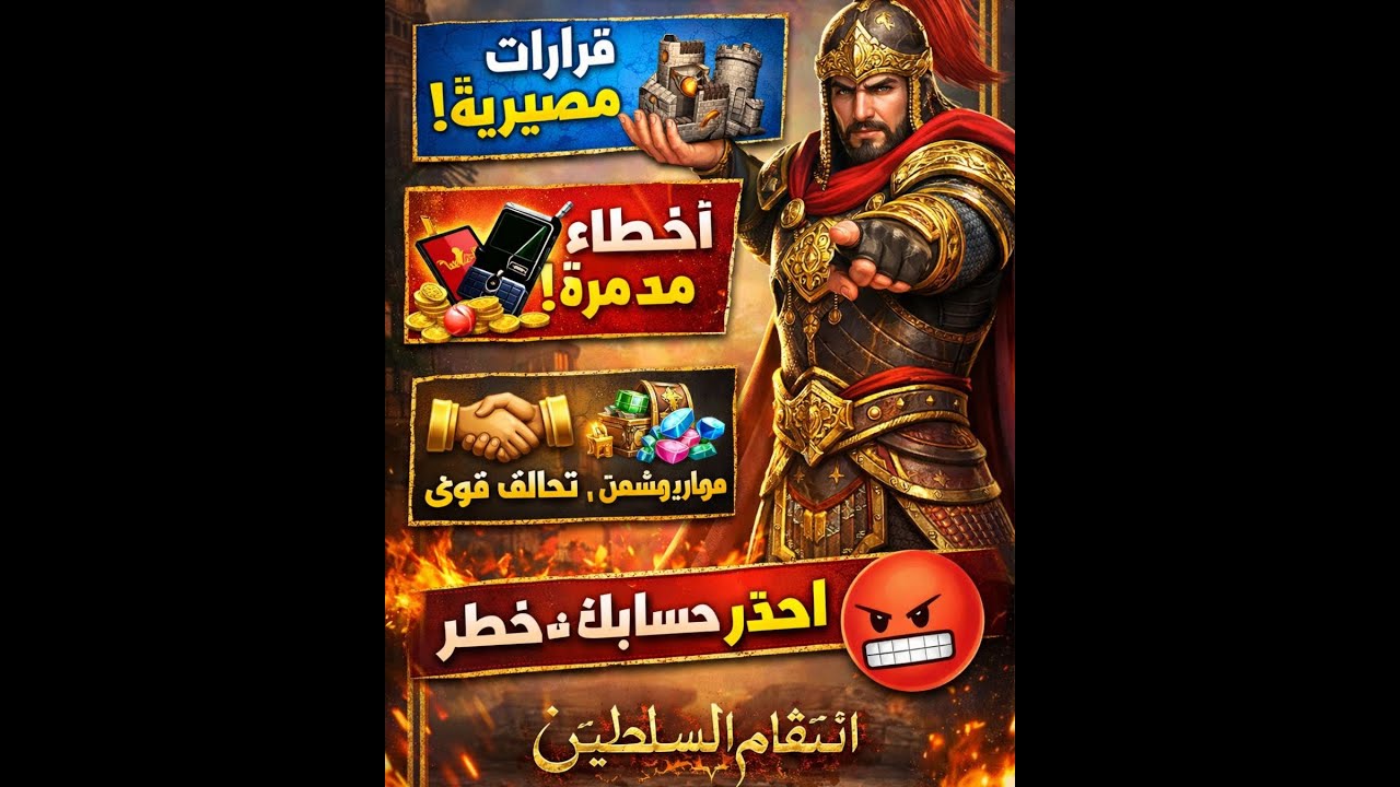 أقوى نصائح للمبتدئين انتقام السلاطين+ أخطاء لو عملتها هتندم! +| اهم الابطال Revenge of soltan