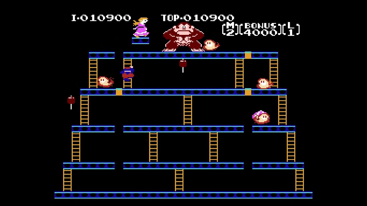 [TAS] NES Donkey Kong by Phil in 01:08.67