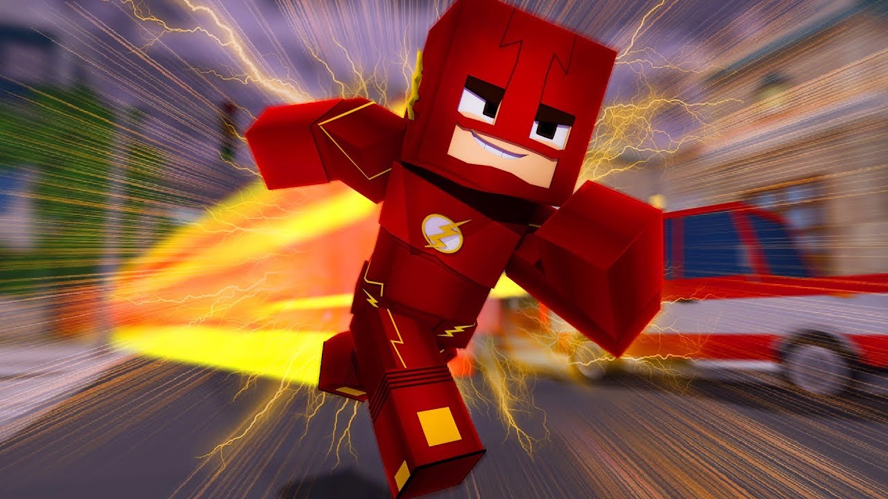 Minecraft: COMO VIRAR O FLASH NO MINECRAFT *super velocidade* ‹‹ P3DRU ››