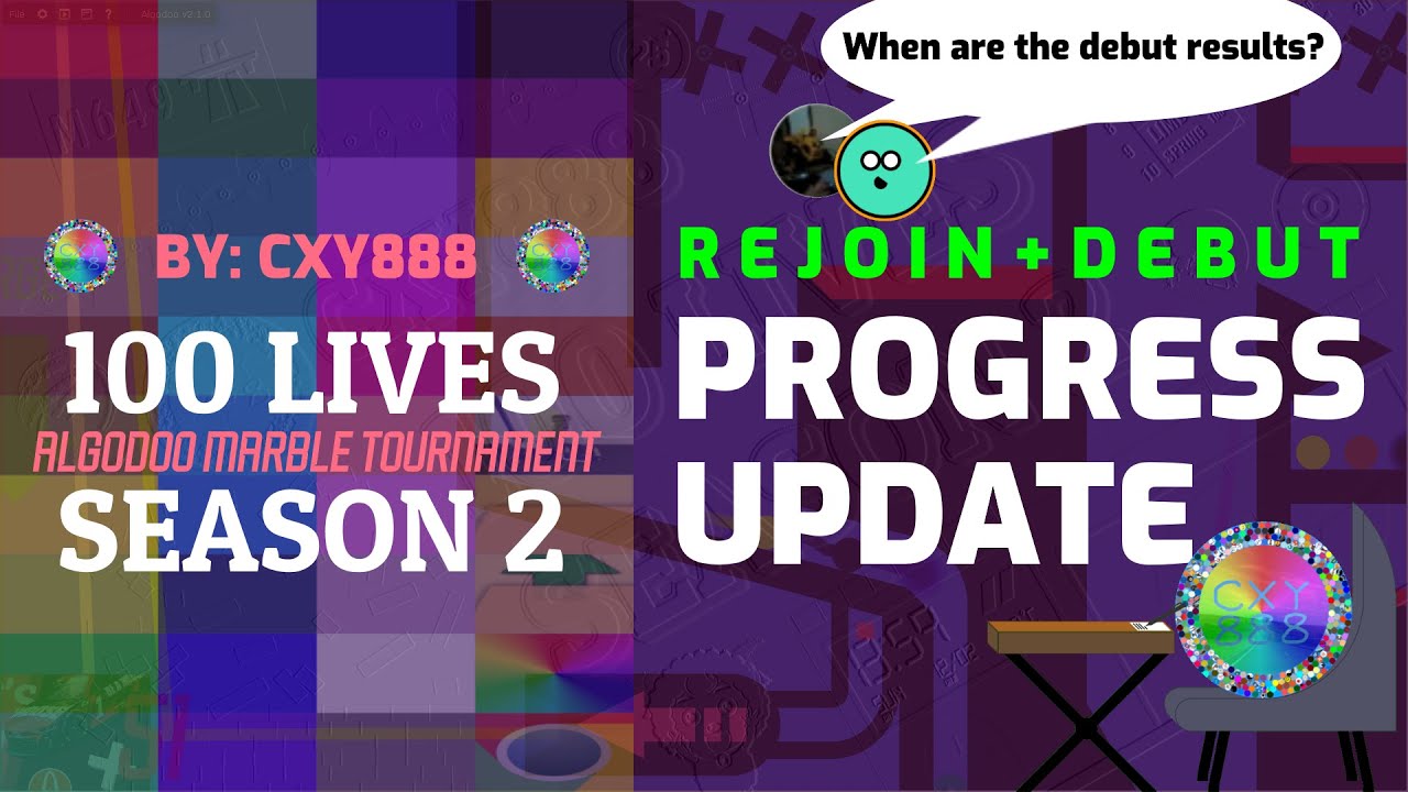100 Lives S2 - A progress update for the rejoin/debut